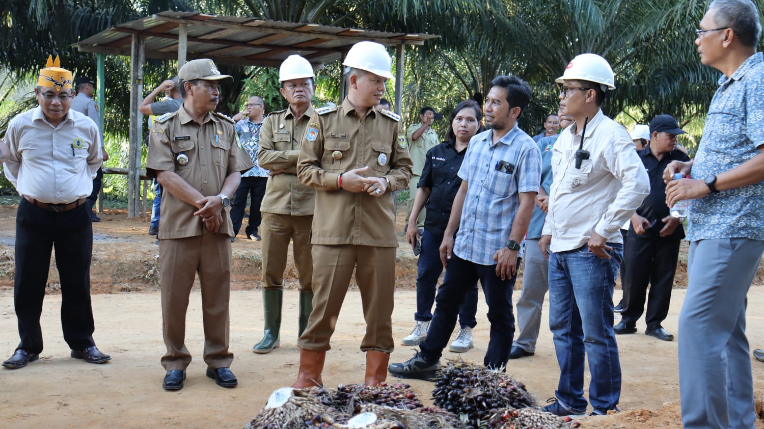 Ratusan SK Petani Diserahkan Bupati Gunung Mas di PT KAP