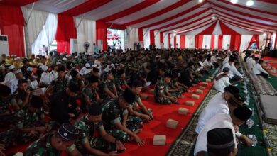 Korem 102/Pjg Gelar Syukuran dan Safari Ramadhan Pangdam XII/Tpr