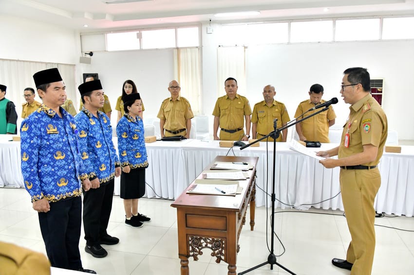 Bappedalitbang Kalteng Resmi Lantik Pejabat Perencana
