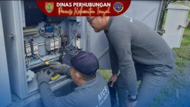 Tim ATCS Dishub Kalteng Dengan Cepat Tangani Kerusakan Traffic Ligh Simpang Mahir Mahar