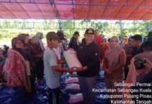 Wakil Gubernur Kalteng Salurkan Beras Subsidi di Pasar Murah Kabupaten Pulang Pisau