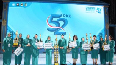 Kalimantan Tengah Raih Juara Umum di Jambore Nasional Kader PKK 2024