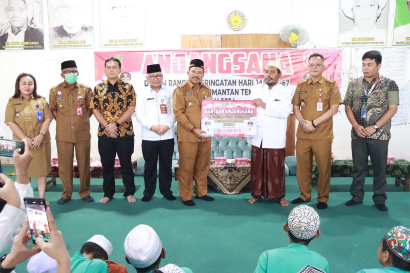 Sekda Nuryakin Pimpin Anjangsana ke LKSA Darissalam Palangka Raya