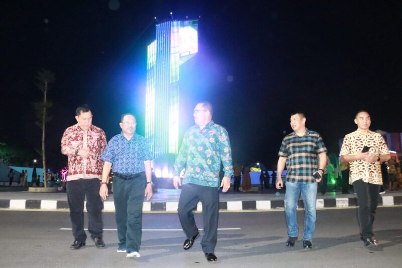 Sekda Nuryakin bersama Peserta SSDN PPRA LXVI Kunjungi Bundaran Besar