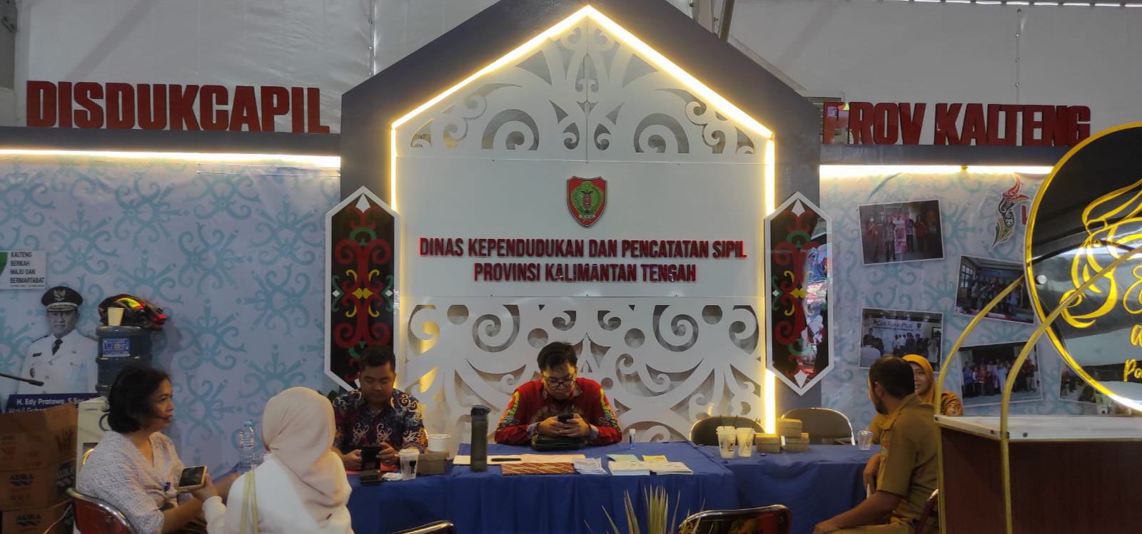 Disdukcapil Kalteng Luncurkan Layanan Aktivasi Identitas Kependudukan Digital di Kalteng Expo 2024