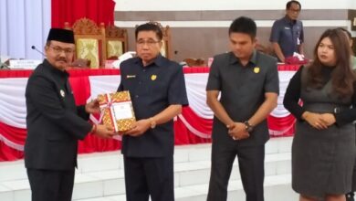 Raperda Pertanggungjawaban Pelaksanaan APBD TA. 2023 Diserahkan