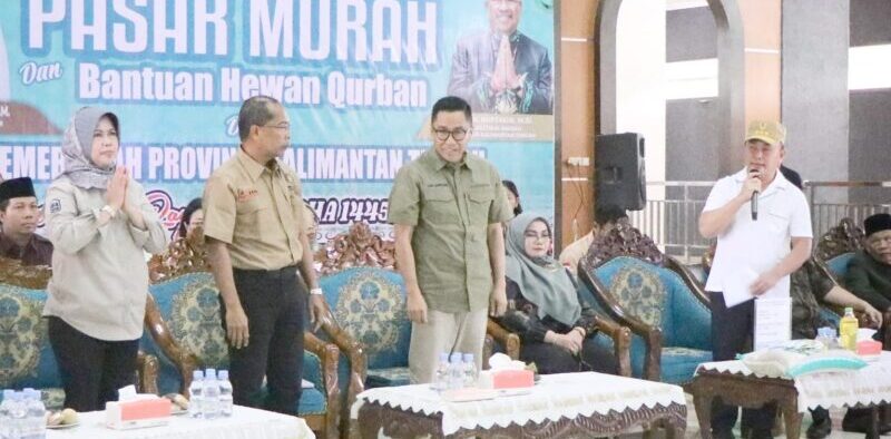 Gubernur Kalteng dan Kepala BKD Buka Pasar Murah di Kotawaringin Timur