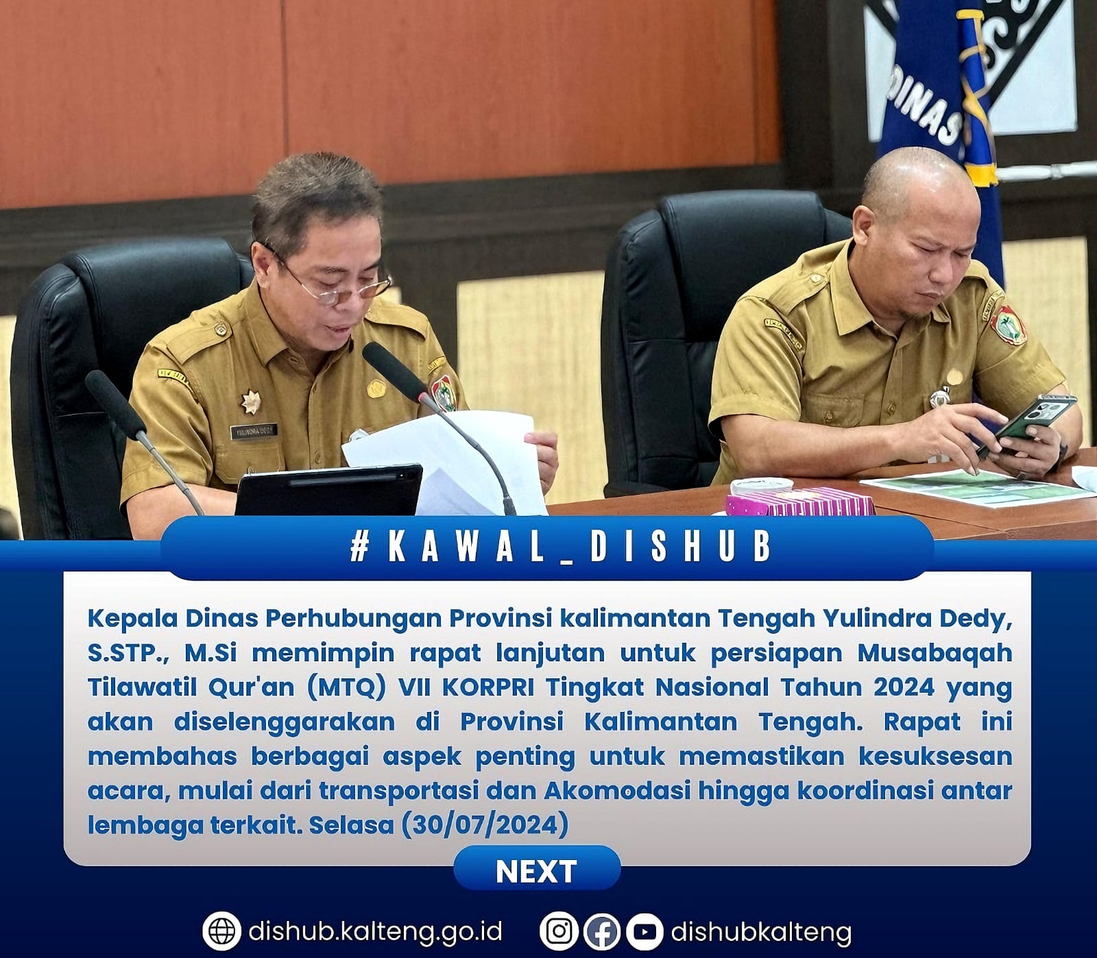 Kalteng Siap Jadi Tuan Rumah MTQ VI KORPRI Nasional