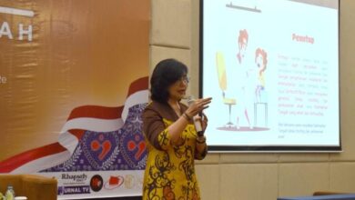 Linae saat memberikan paparan