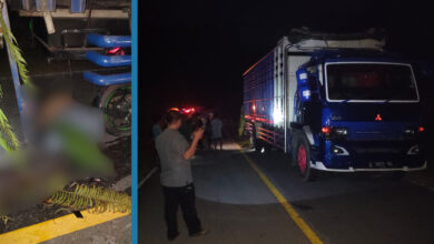 Brak! Remaja Pengendara Motor Tewas Hantam Truk Mogok