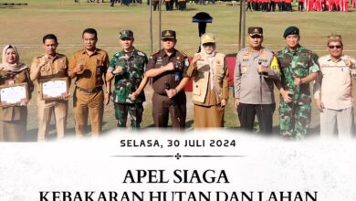 Kepala Kejaksaan Negeri Palangka Raya Ikuti Apel Siaga Kebakaran Hutan dan Lahan 2024