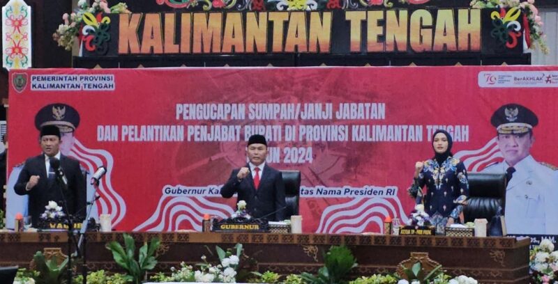Kepala Dislutkan Dilantik sebagai Pj. Bupati Kapuas