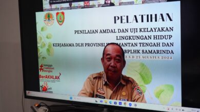 Pemprov Kalteng dan BPLHK Samarinda Gelar Pelatihan AMDAL C