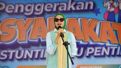 Ketua TP PKK Buka Kegiatan Penggerakan Masyarakat Cegah Stunting dan Aksi Bergizi