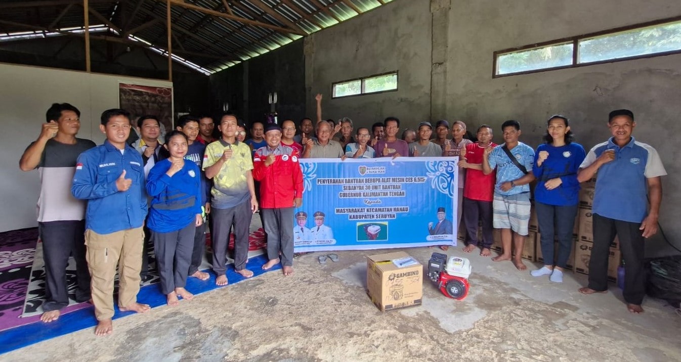Pemprov Kalteng Beri Bantuan Sarana Penangkapan untuk Dorong Perekonomian Nelayan di Seruyan