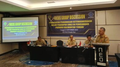 Kepala Disnakertrans Kalteng Tekankan Pentingnya Penerapan SMK3 di Perusahaan