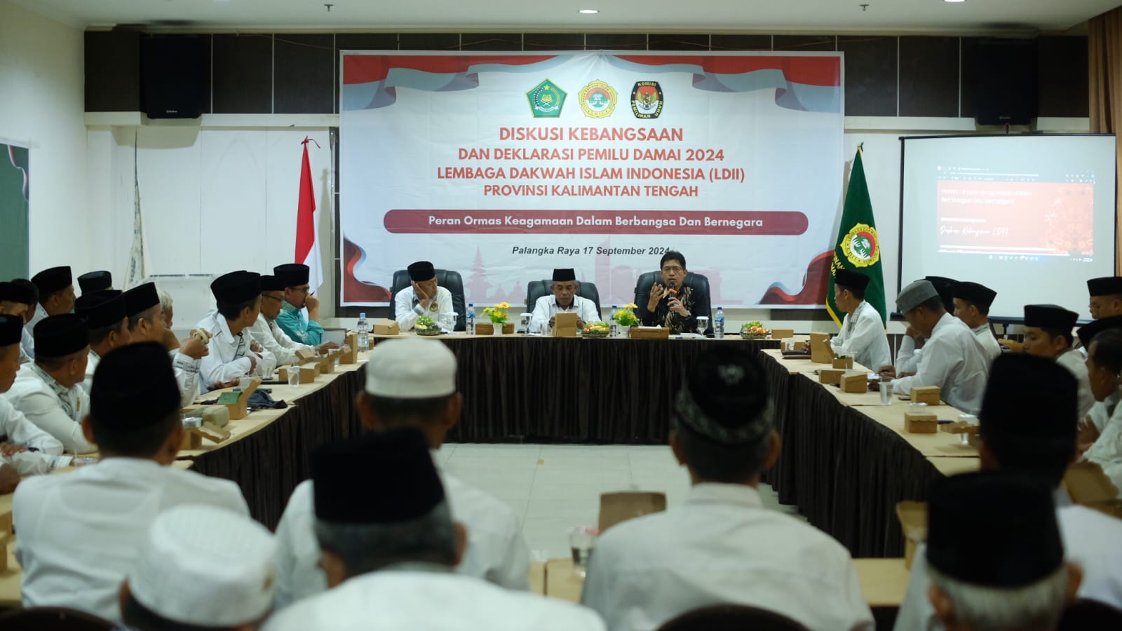 LDII Kalteng Gelar Diskusi Kebangsaan dan Deklarasi Pemilu Damai 2024