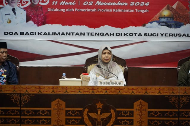 Gubernur Kalteng Lepas 100 Peserta Perjalanan Religi ke Yerusalem