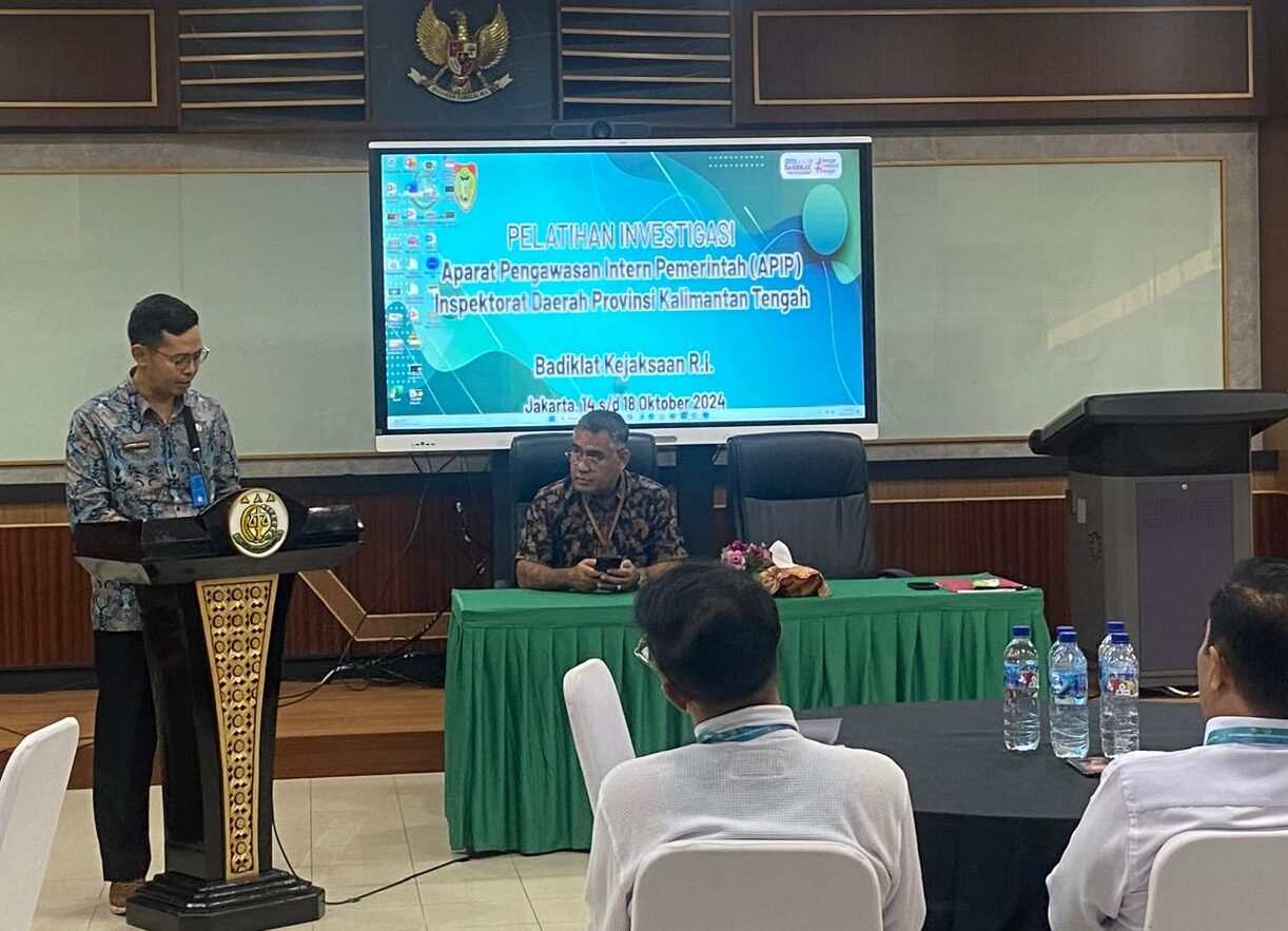 Penutupan Pelatihan Audit Investigasi APIP Kalimantan Tengah di Kejaksaan RI Jakarta