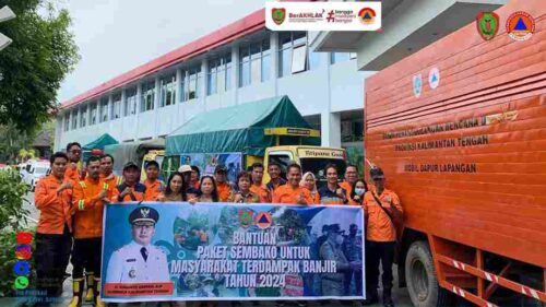 Pemprov Kalteng Kirim Bantuan dan Dapur Umum untuk Korban Banjir di Murung Raya