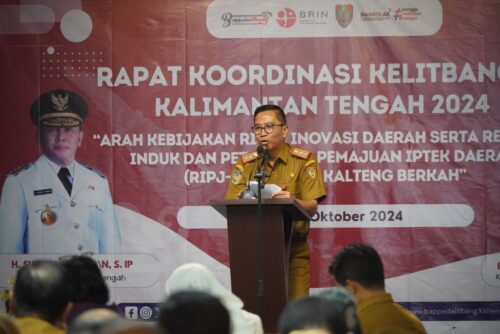 Rakor Kelitbangan se-Kalteng Fokus Pada Riset dan Inovasi Daerah Berdaya Saing