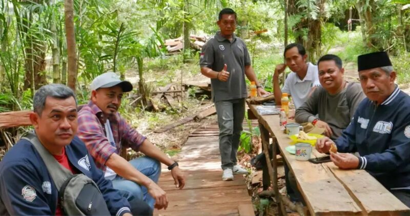 Dishut Kalteng Ajak Kafilah MTQ Korpri Sulbar Menikmati Keindahan Hutan Kota Nyaru Menteng
