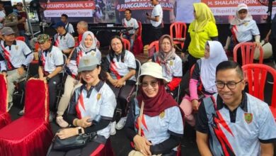 Dislutkan Turut Ramaikan Jalan Sehat Inisiasi Gubernur Kalteng di Kotim