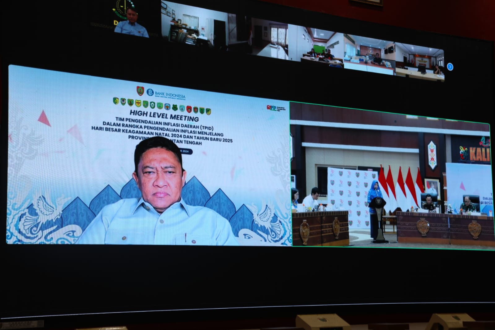 Jelang Natal dan Tahun Baru, Wagub Kalteng Pimpin Rapat Kendali Inflasi dengan Strategi Terpadu