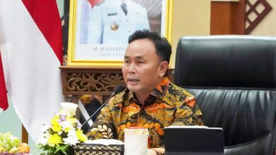 Gubernur Kalteng, H. Sugianto Sabran saat menyampaikan arahan