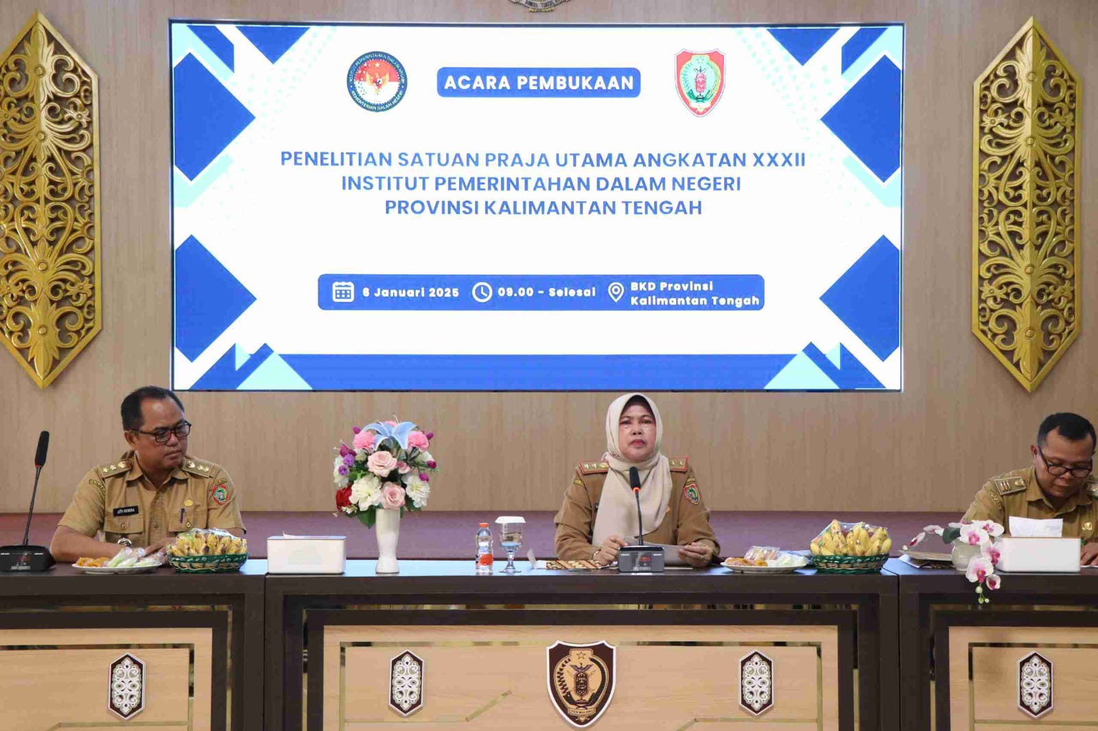 BKD Kalteng Resmi Buka Penelitian Praja IPDN Angkatan XXXII
