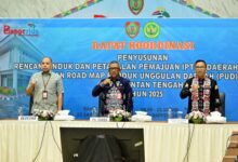BAPPERIDA Kalteng Gelar Rakor RIPJPID dan Road Map Produk Unggulan Daerah 2025