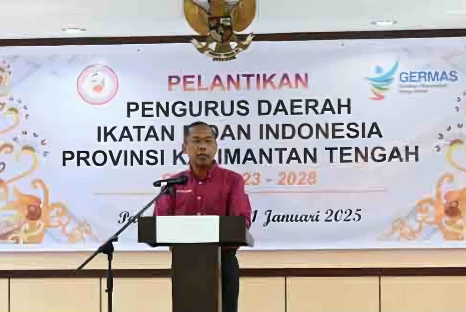 Kepala Dinas Kesehatan Kalteng Hadiri Pelantikan Pengurus IBI Periode 2023-2028