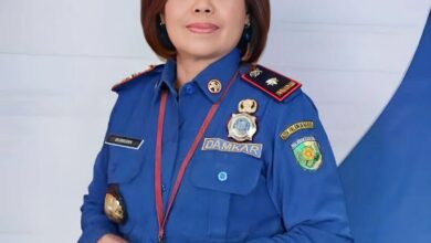 Kadis Damkar dan Penyelamatan Palangka Raya, Dra. Gloriana,