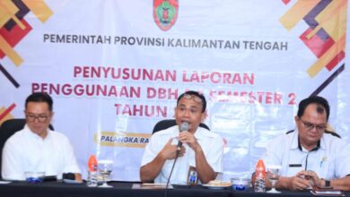 Dinas Kehutanan Kalteng Susun Laporan Penggunaan DBH DR Semester II 2024