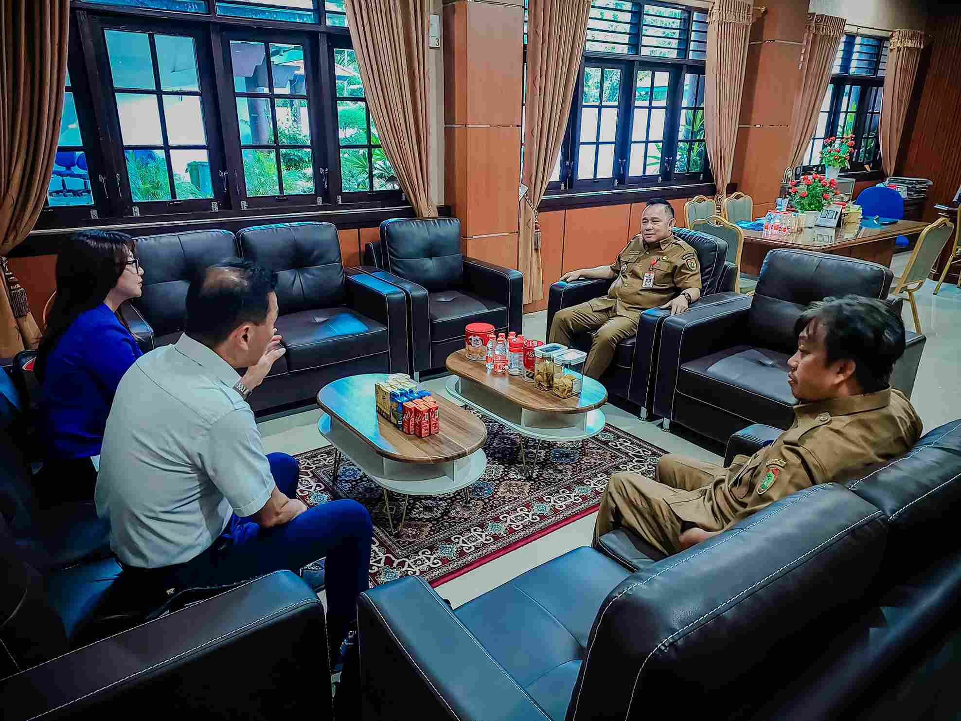 Kepala Dinas ESDM Kalteng Terima Kunjungan PT. Adaro Power Bahas Rencana Pembangunan PLTS Terapung