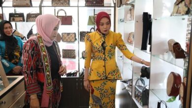 Ketua Dekranasda Kalteng Sambut Kunjungan Ketua Persit KCK Daerah XII/Tanjungpura