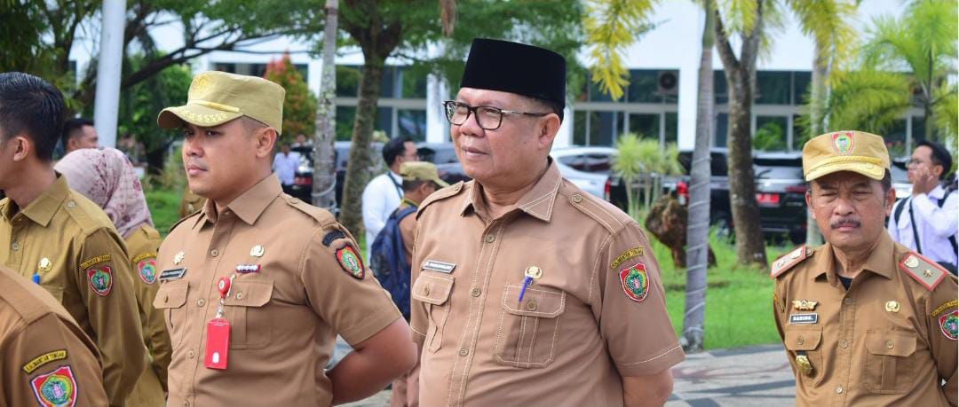 Kepala Dislutkan Kalteng Hadiri Apel Besar dan Halal Bihalal ASN Bersama Gubernur Agustiar Sabran