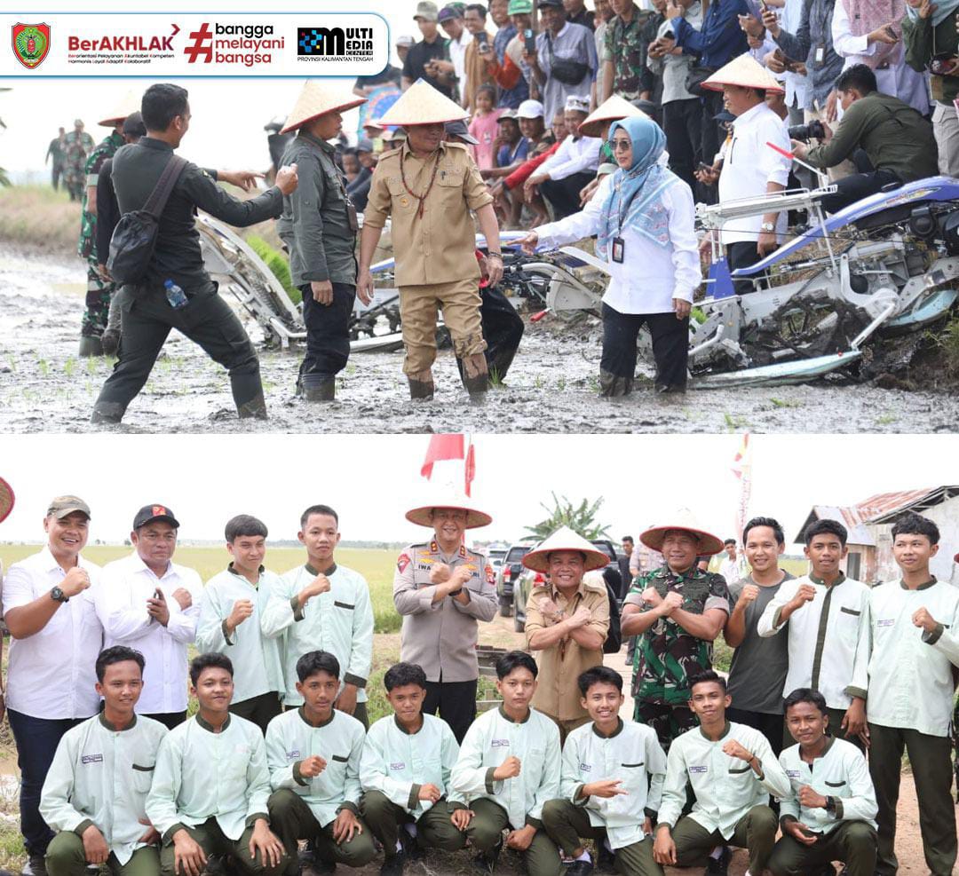 Gubernur Kalteng Hadiri Gerakan Tanam Padi Serentak Bersama Presiden RI