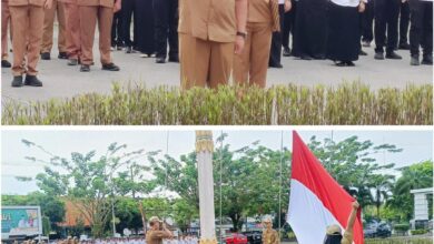 Kepala Dinas PUPR Kalteng H. Shalahuddin Pimpin Upacara Bendera, Ajak ASN Tingkatkan Kinerja dan Disiplin