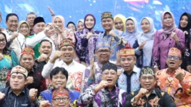 Pj Bupati Menghadiri Sertijab Gubernur Kalteng