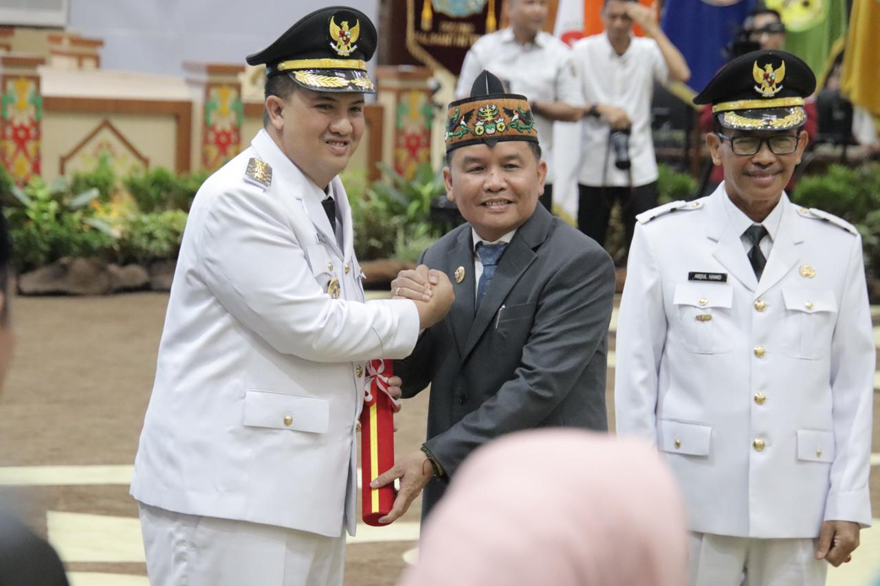 Rizky-Hamid Resmi Memimpin Kabupaten Lamandau