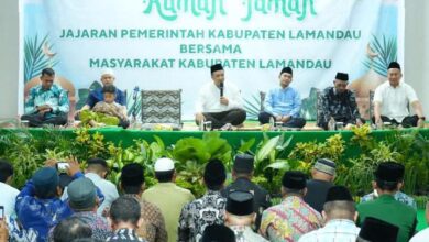 Pemkab Lamandau melaksanakan syukuran pelantikan Bupati dan Wakil Bupati