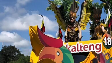 Bank Kalteng Meriahkan Karnaval Budaya FBIM 2025