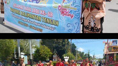 Dinas PUPR Kalteng Meriahkan Karnaval Budaya FBIM 2025 dengan Tema Infrastruktur dan Kearifan Lokal