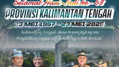 M. Reza Prabowo: Hari Jadi Kalteng ke-68 Momentum Perkuat Pendidikan Berbasis Kearifan Lokal