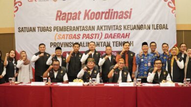 Rapat Koordinasi Satgas Pemberantasan Aktivitas Keuangan Ilegal