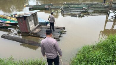 Warga Bantaran Sungai Diimbau Waspadai Kenaikan Debit Air