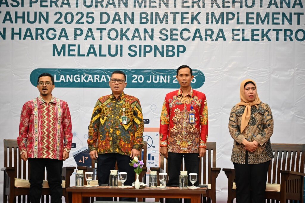 Dishut Kalteng Perkuat Tata Kelola Kehutanan Lewat Digitalisasi Penetapan Harga Kayu dan HHBK