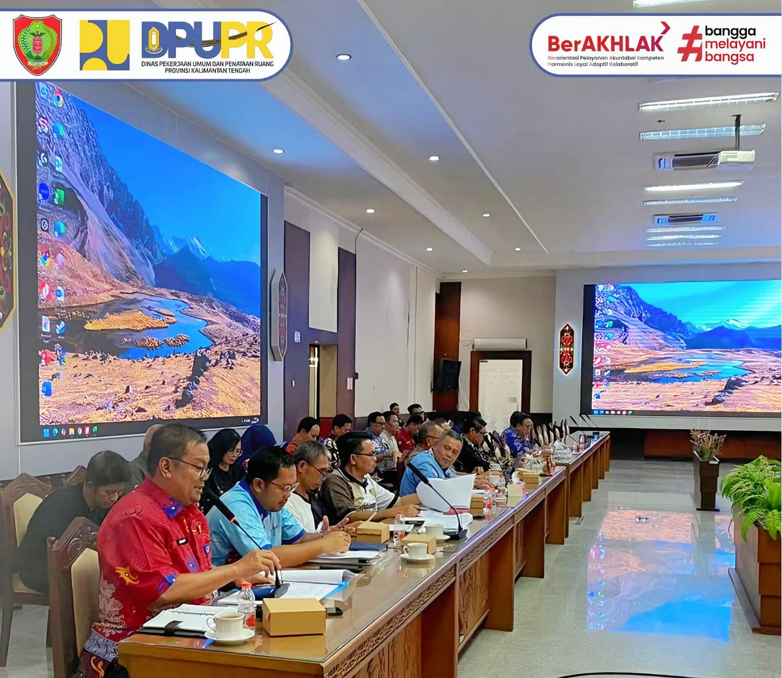 Bahas Evaluasi dan Sinkronisasi Pembangunan Infrastruktur