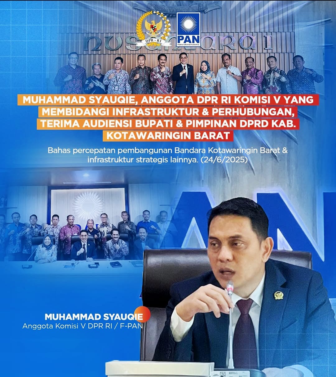 Muhammad Syauqie Terima Audiensi Bupati Koba